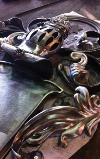 Ornamentiertes Metallwerk